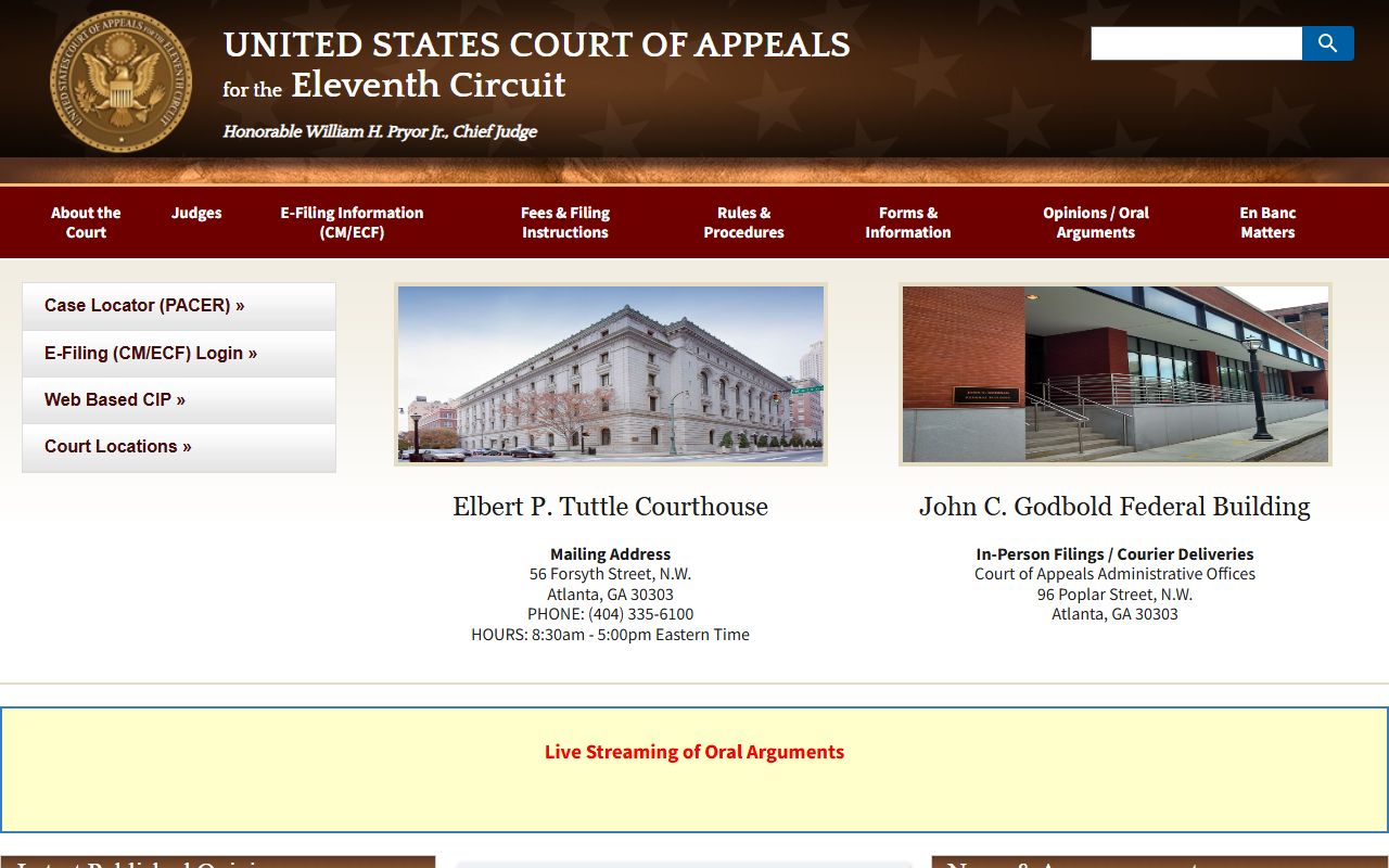 Forsyth County probate records federal appeals through the Eleventh Circuit