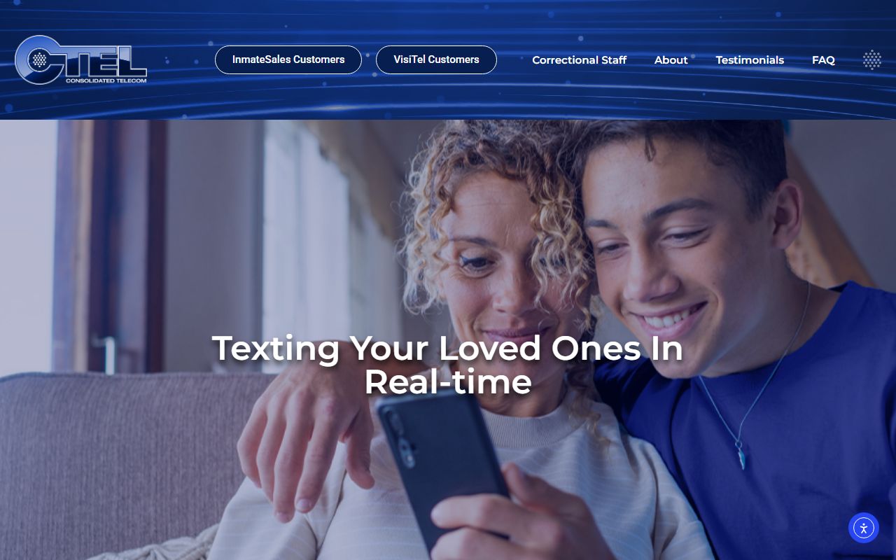 Forsyth County released inmates communications through CTEL for inmate calls and visits